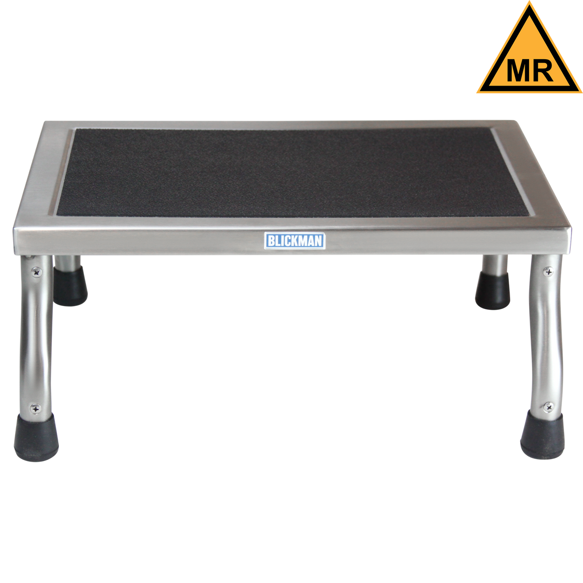 Blickman 7757MR-HR Kent MR Conditional Step Stool with Handrail, 18" Wide | QuinceMedical.com