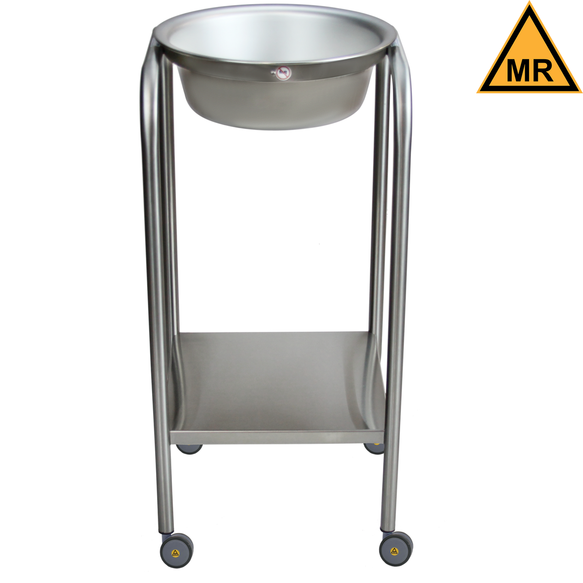 Blickman 7807MR Baker MR Conditional Single Basin Solution Stand with Lower Shelf | QuinceMedical.com