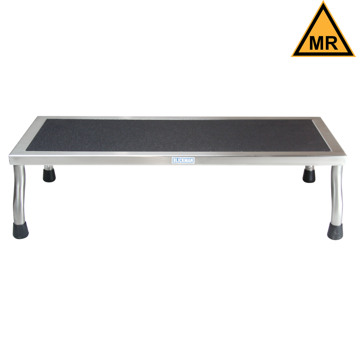 Blickman 7761MR-HR Kent MR Conditional Step Stool with Handrail, 30" Wide | QuinceMedical.com