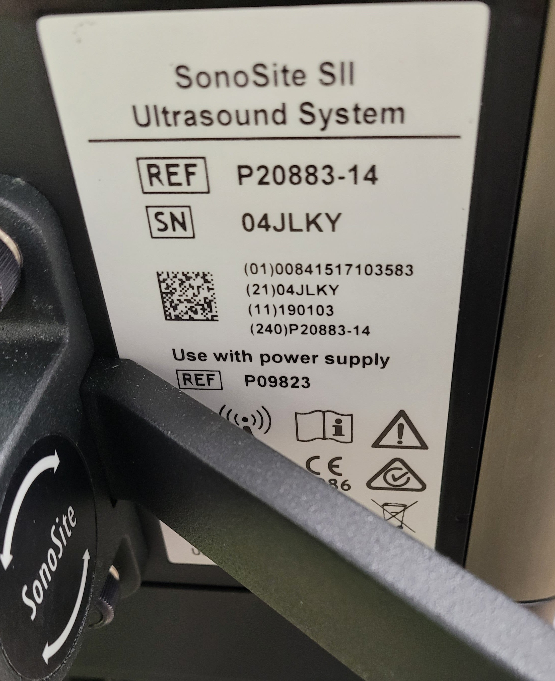 SonoSite S2 SII Ultrasound System