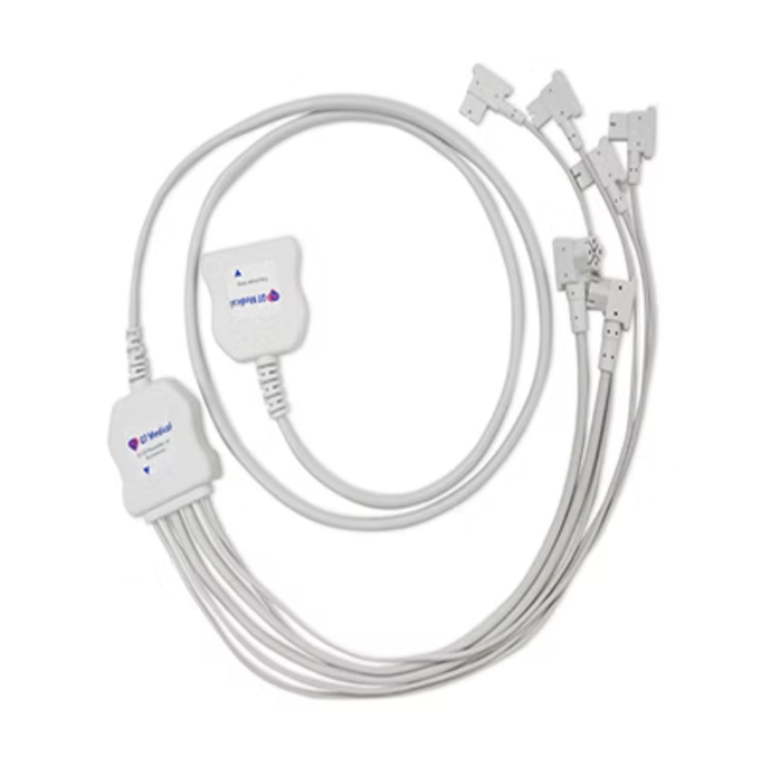 PCA-A130 QHeart ECG Cable (Philips PageWriter Compatible)