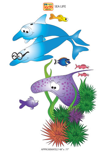 Clinton 08-CC Sea Life Wall Sticker | QuinceMedical.com