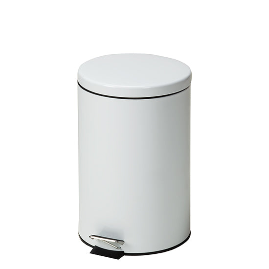 Clinton TR-20W Medium Round White Waste Receptacle | QuinceMedical.com