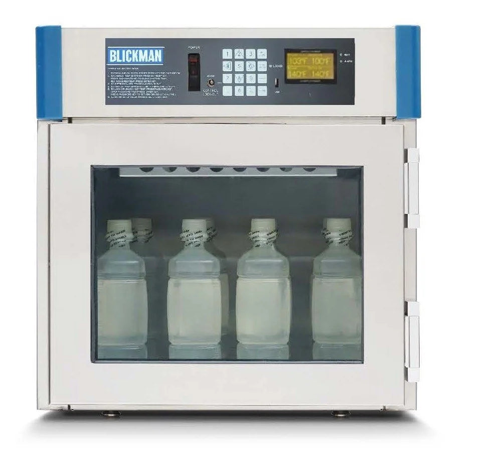 Blickman 7927TG Tabletop Blanket & Fluid Warming Cabinet, Compact Size, Digital, Glass Door | QuinceMedical.com