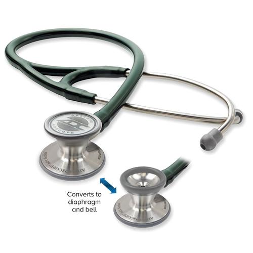 Cardiology Stethoscope, Dark Green