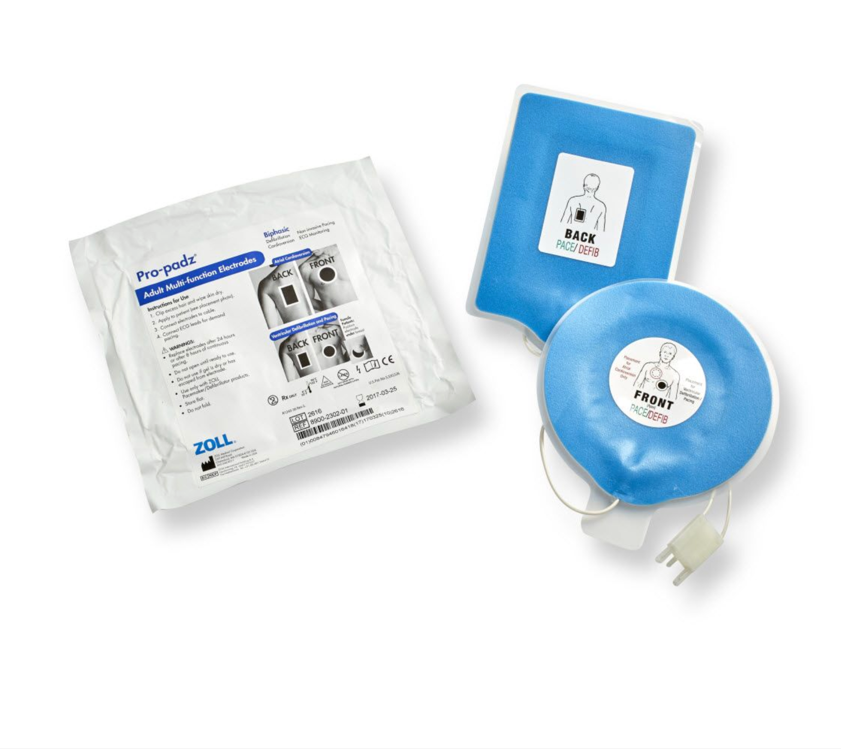 Zoll Pro-Padz Biphasic Multi-Function Electrodes