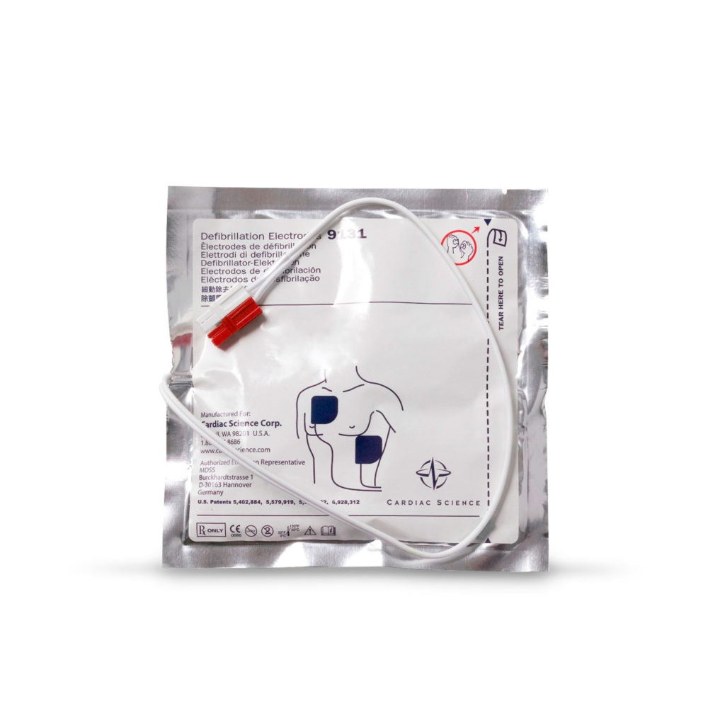 Cardiac Science Adult Defibrillation Electrodes, For Powerheart or CardioVive AEDs