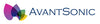 AvantSonic logo with colorful design element on a white background