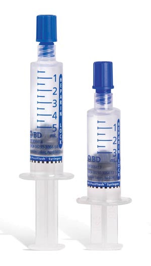BD Posiflush Heparin Lock Flush Syringes | QuinceMedical.com