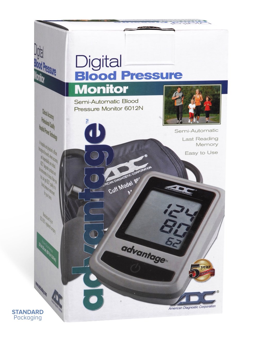 Semi-Auto Digital BP Monitor, Adult (US Only)