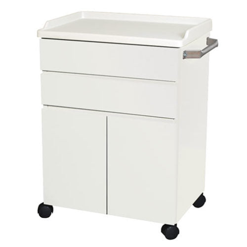UMF Medical 6214 Modular Treatment Cabinet with Two Drawers and Two Doors UMF 6214QW | QuinceMedical.com