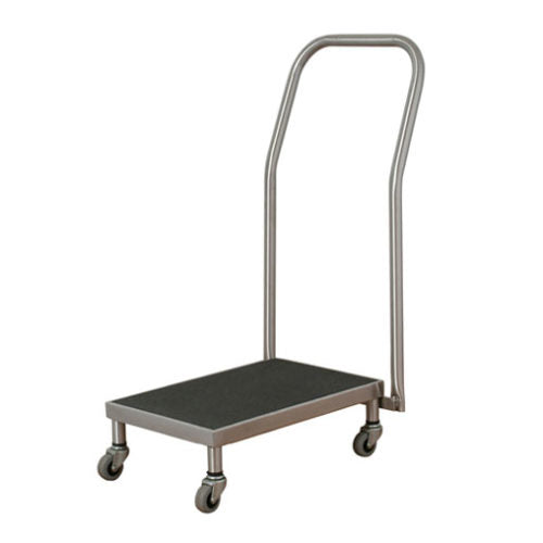 UMF Medical SS8381 Stainless Steel Foot Stool Transport Cart UMF SS8381 | QuinceMedical.com