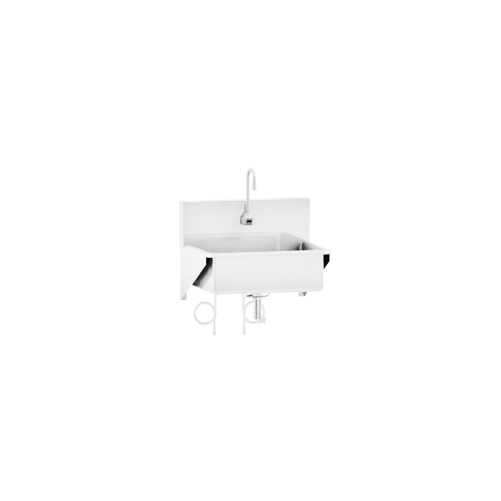 Blickman 7878SS-IF Windsor Single Station Wall-Mounted Surgical Scrub Sink, Infrared Control | QuinceMedical.com