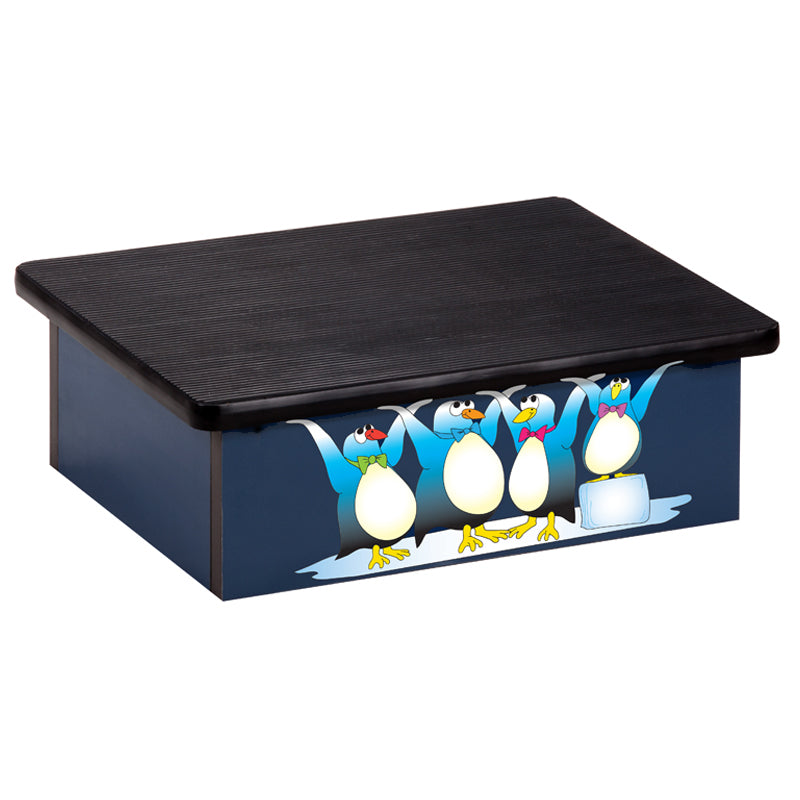 Clinton 10-CP-2 Cool Pals Penguins Blue Laminate Step Stool | QuinceMedical.com