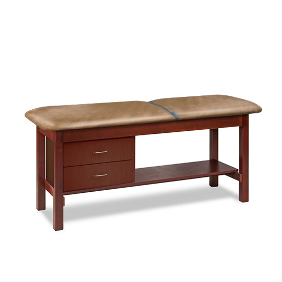 Clinton 1135 Classic 500 Series Treatment Table with Drawers | QuinceMedical.com
