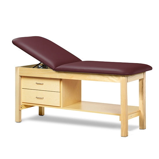 Clinton 1135 Classic 500 Series Treatment Table with Drawers | QuinceMedical.com