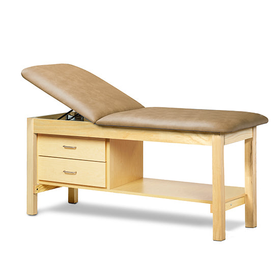 Clinton 1013 Classic Series Treatment Table with Drawers | QuinceMedical.com
