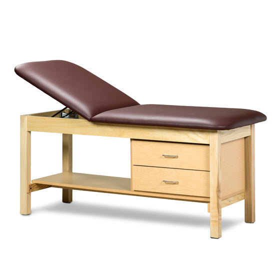 Clinton 1135 Classic 500 Series Treatment Table with Drawers | QuinceMedical.com