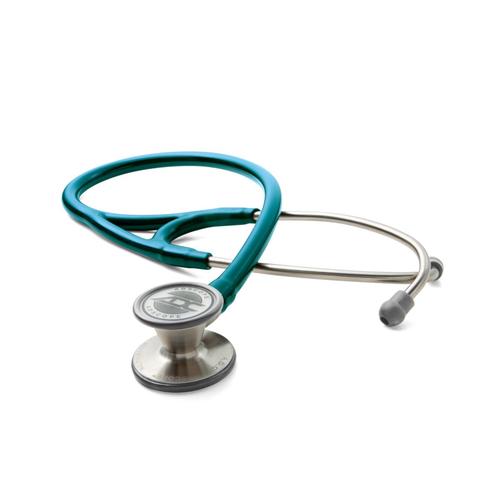 Cardiology Stethoscope, Adult, 28", Metallic Caribbean (Vednor MOQ 5 EA)