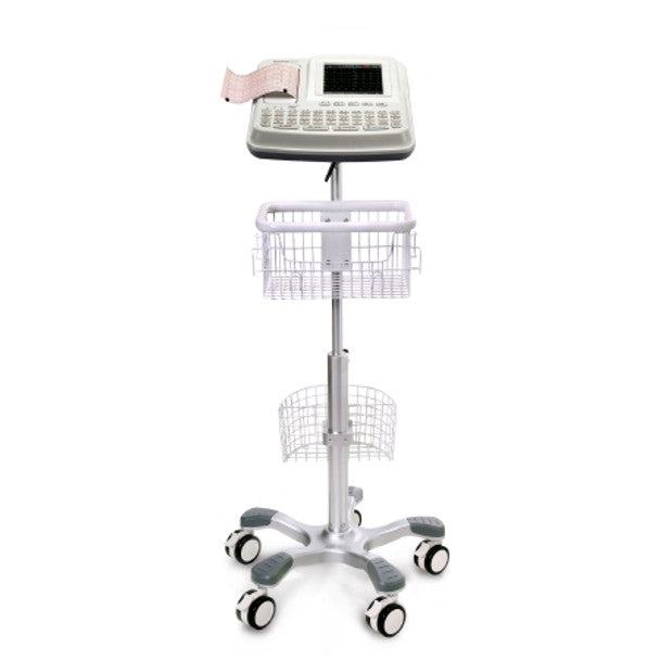 MT-207_plate_ECG Edan USA Mobile Trolley Cart for Edan EKGs