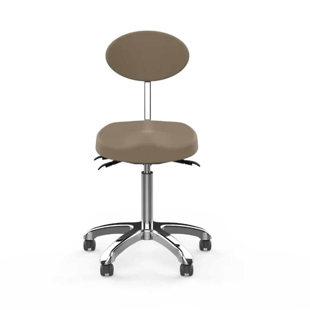 SilverFox 1025E Ergonomic Adjustable Backrest Stool