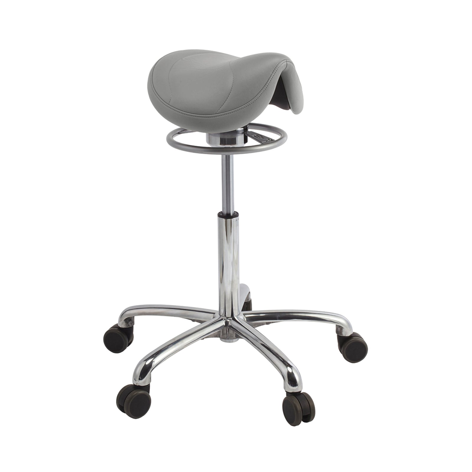 Brewer Amazone Saddle Stool 13" Standard seat with 360 degree movement in UltraLeather