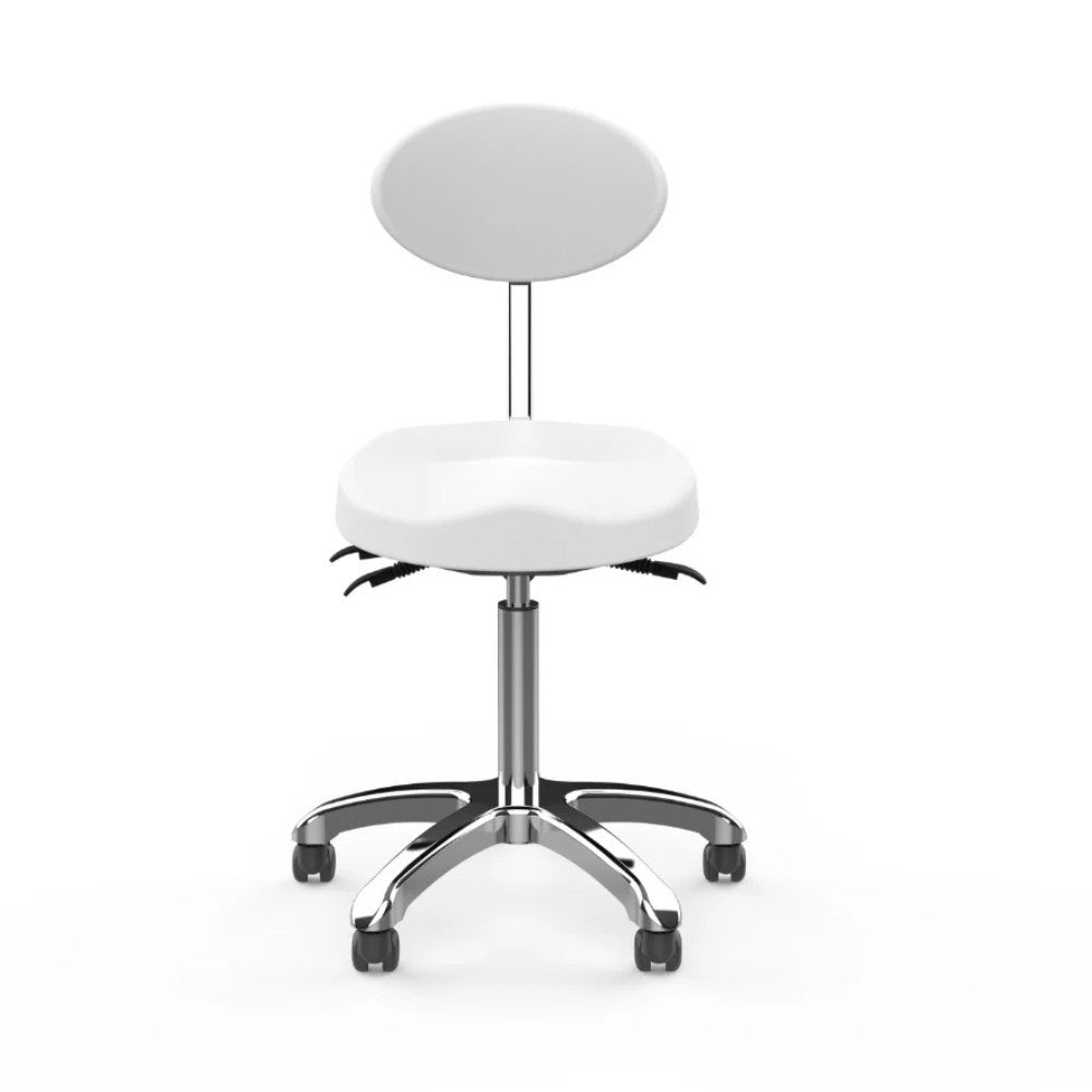 SilverFox 1025E Ergonomic Adjustable Backrest Stool