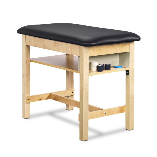Clinton 1701C Single Seat, Classic Taping Table With Shelf and Front E-Z Access Compartment