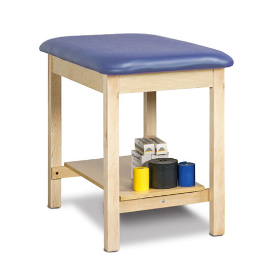 Clinton 17021 Single Seat, Classic Taping Table with Shelf