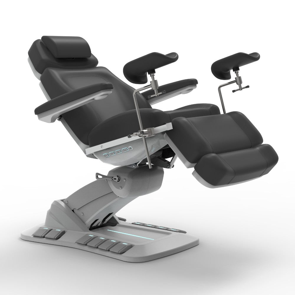 Silverfox 2246EBNS Electric Exam Chair with Stirrups