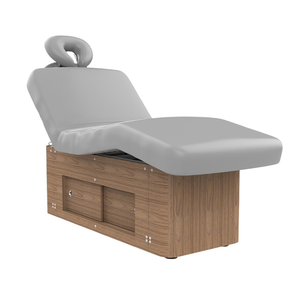 SilverFox 2285B Three-Motor Electric Spa and Treatment Table with Storage Cabinet