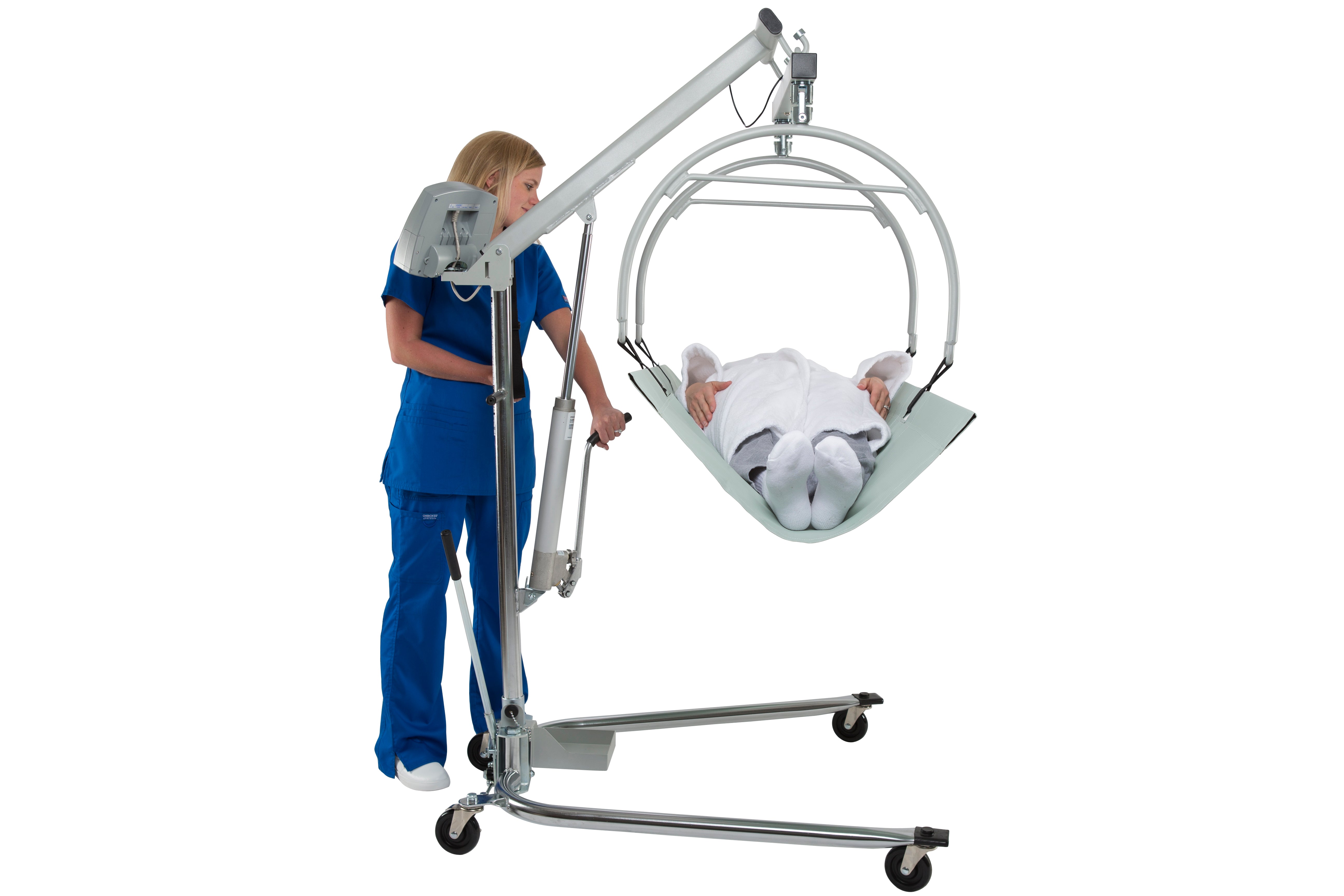 Health o meter 2000 Stretcher Scales w/ Hoyer Lift | QuinceMedical.com