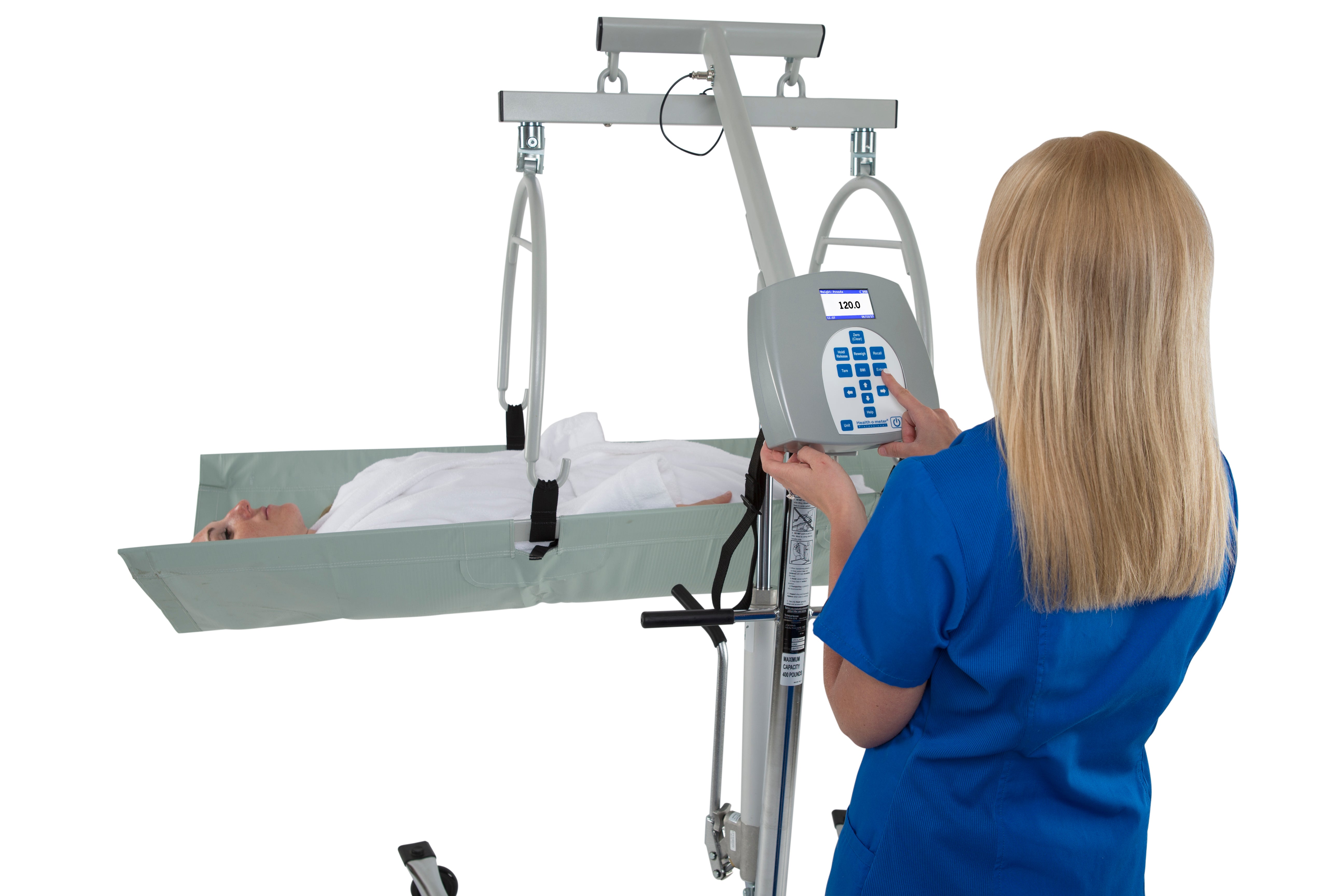 Health o meter 2000 Stretcher Scales w/ Hoyer Lift | QuinceMedical.com