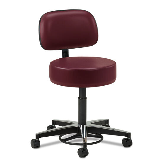 Clinton 2145-21 Hands-Free Stool with Backrest