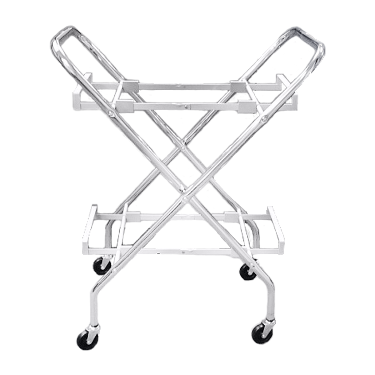 Blickman 2440 6 KIT Folding Utility Cart Kit with Two 6" Wire Baskets | QuinceMedical.com