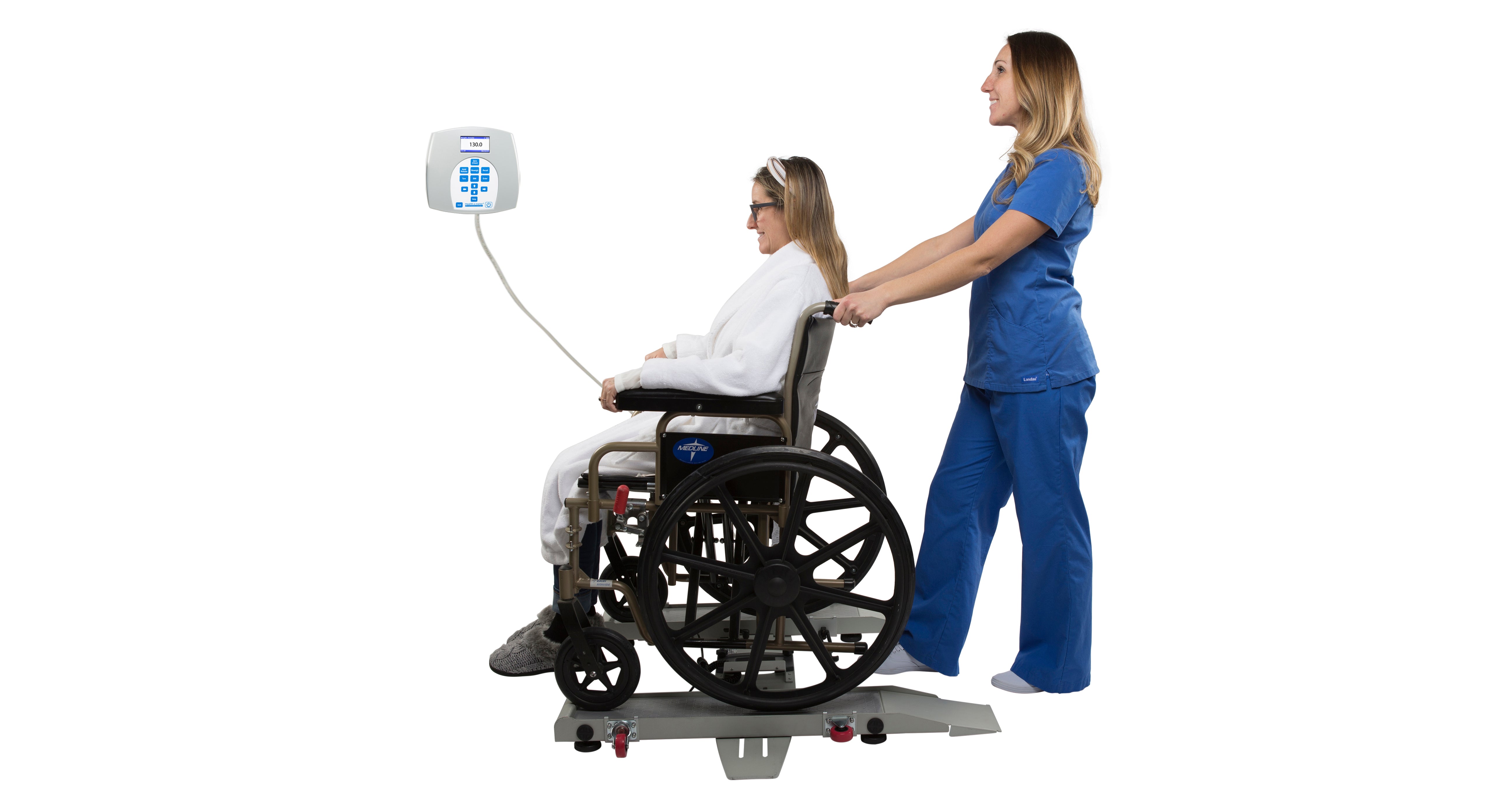 Health o meter 2400 Digital Portable Wheelchair Scale | QuinceMedical.com