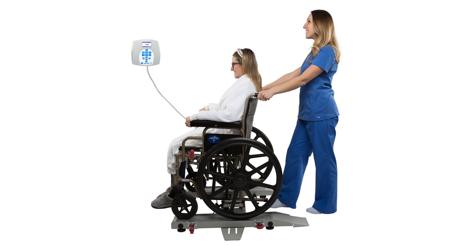 Health o meter 2400 Digital Portable Wheelchair Scale | QuinceMedical.com