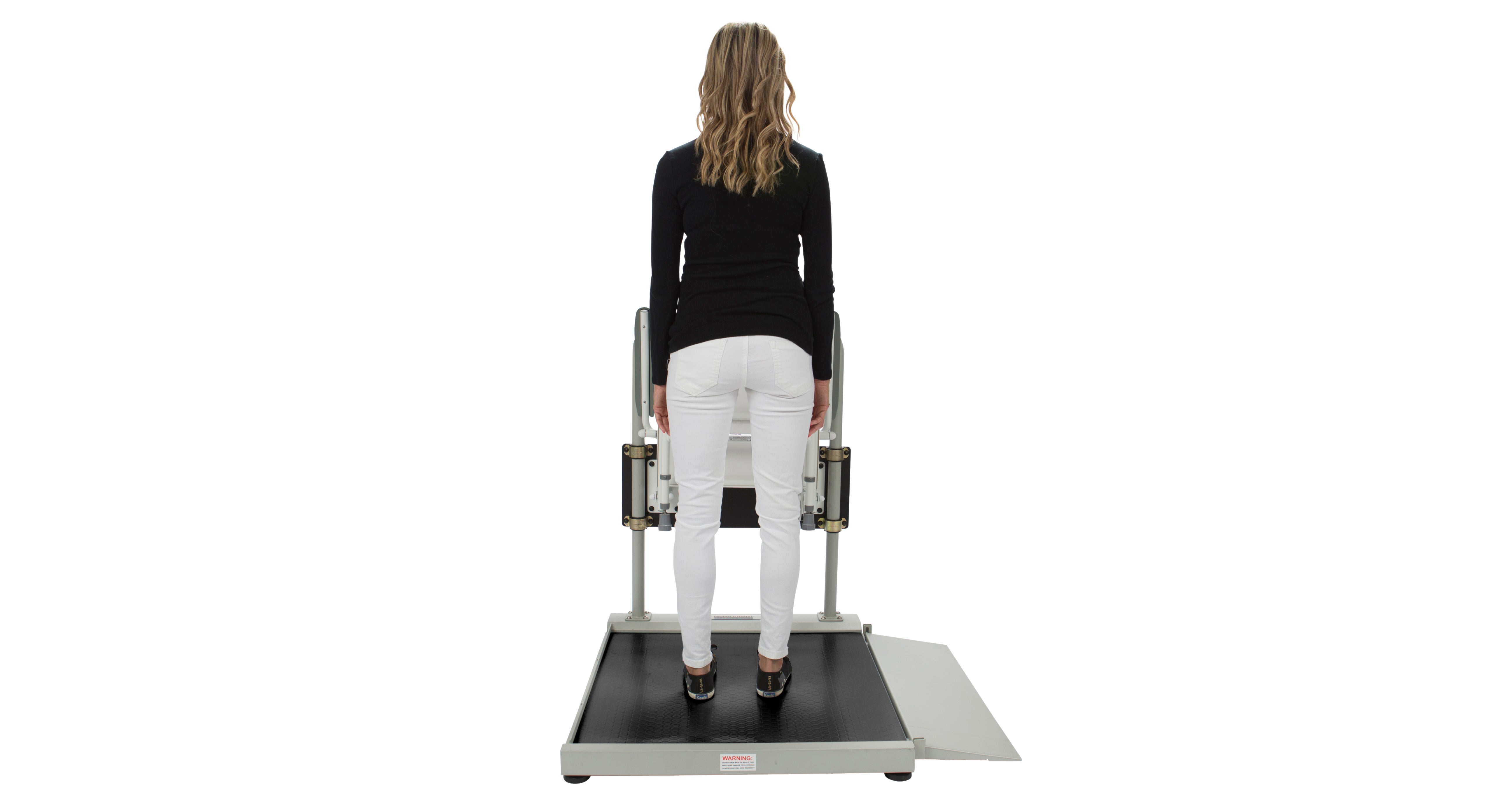 Health o meter 2500 Digital Wheelchair Ramp Scale with Foldaway Seat | QuinceMedical.com