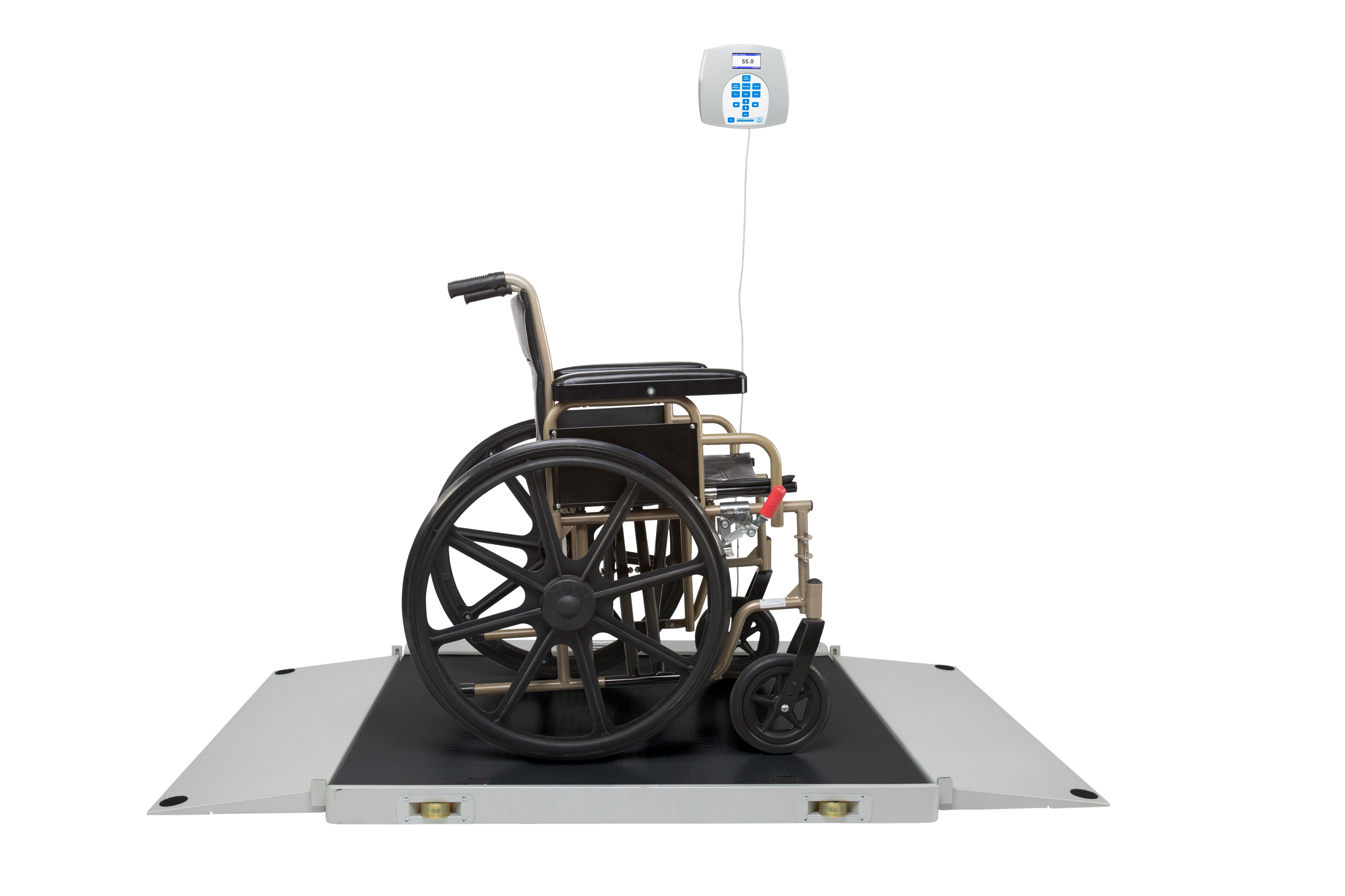Health o meter 2700 Digital Wheelchair Dual Ramp Scale with XL Platform | QuinceMedical.com