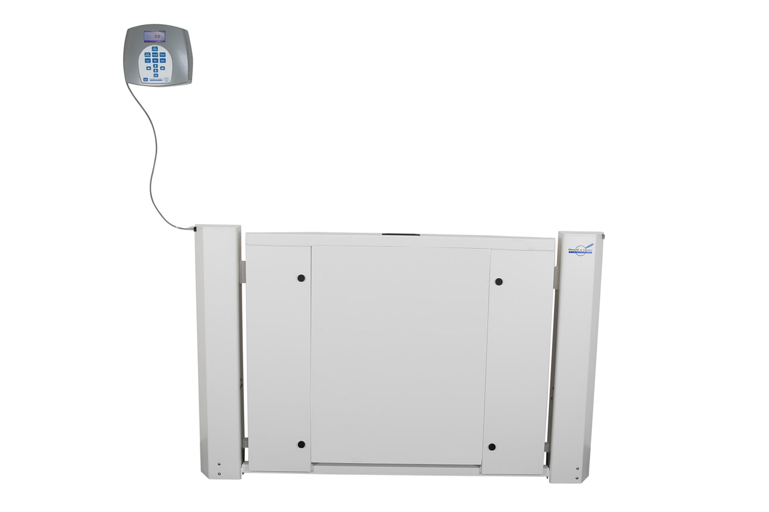 Health o meter 2900KL Antimicrobial Wall-Mounted Fold-Up Wheelchair Scale | QuinceMedical.com