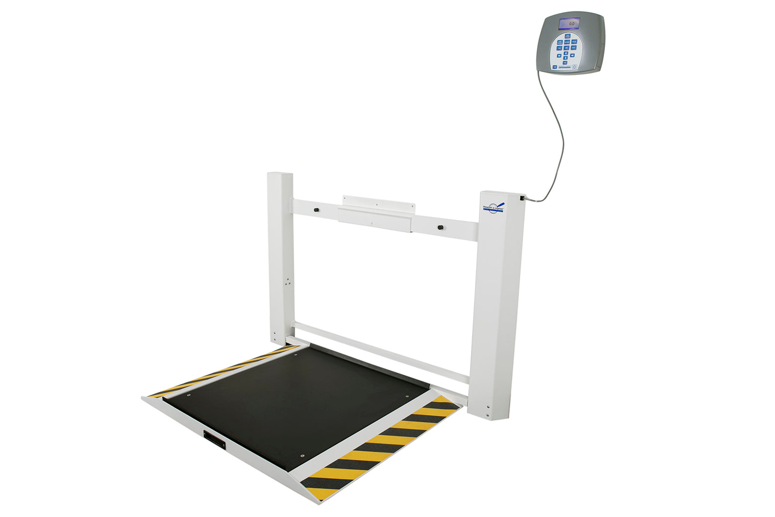Health o meter 2900KL Antimicrobial Wall-Mounted Fold-Up Wheelchair Scale | QuinceMedical.com