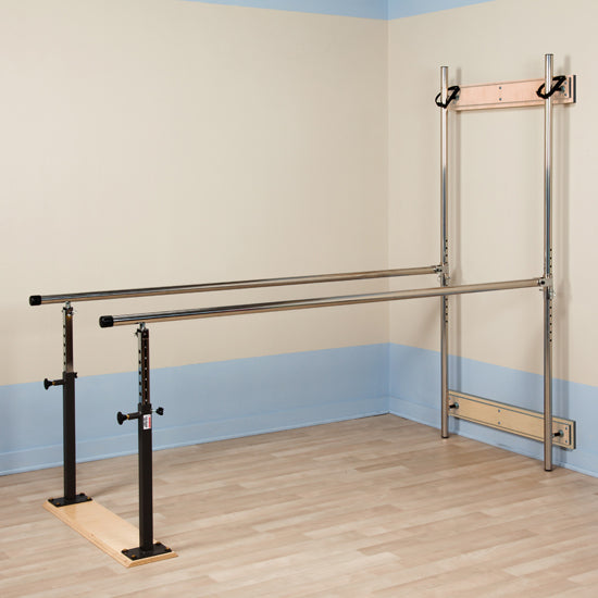 Clinton 3-3307 Wall Mounted Folding Parallel Bars | QuinceMedical.com