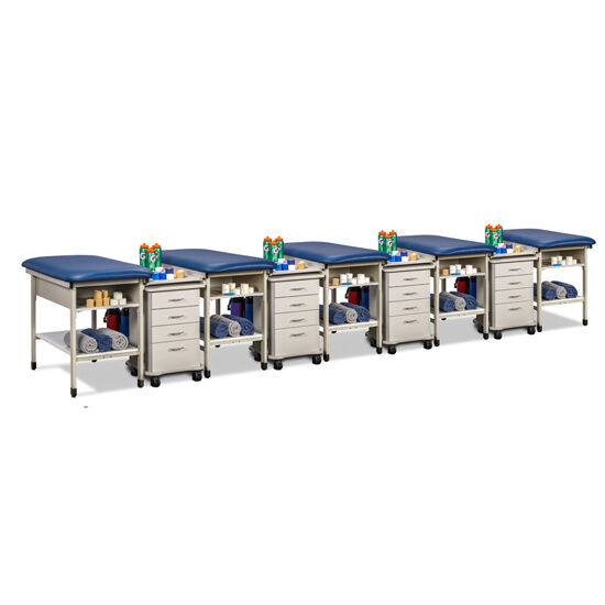 Clinton 31782-5 5-Station, Ironside, Cart-Mate Taping Table
