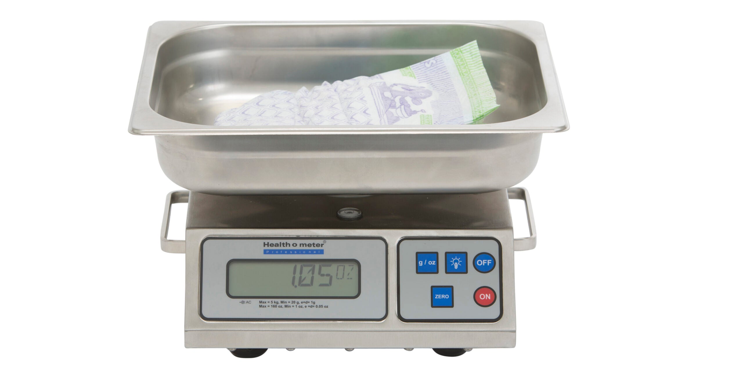 Health o meter 3400 Digital Wet Diaper/Lap Sponge/Organ Scale with Pan | QuinceMedical.com