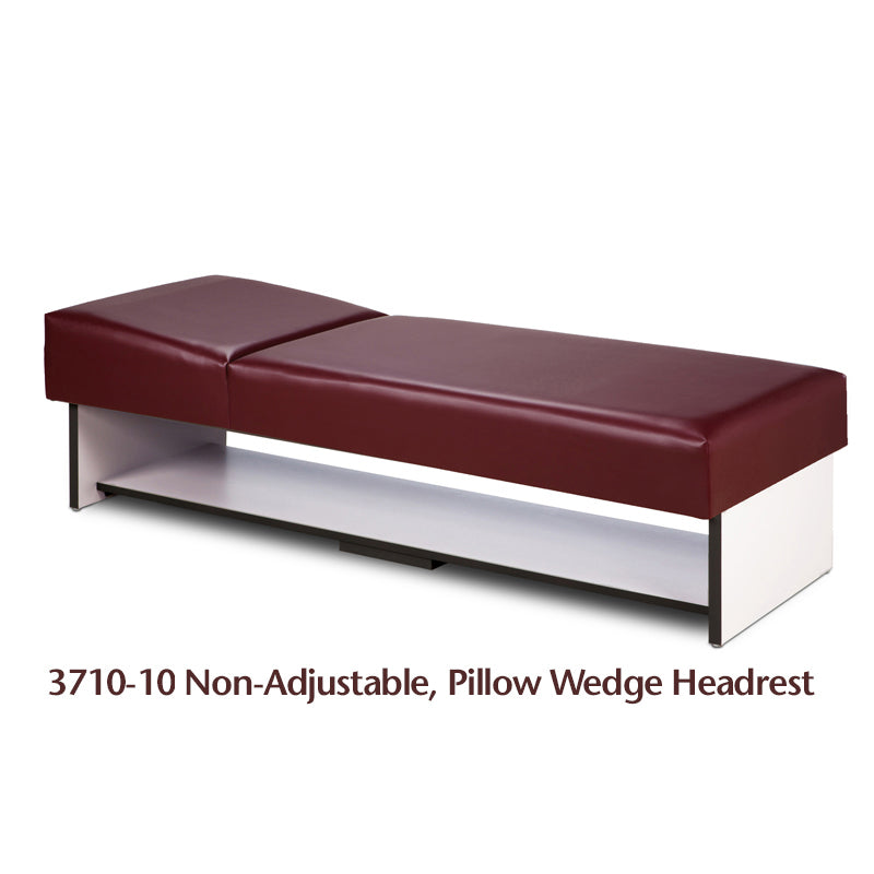 Clinton 3710 Panel Leg Couch with Full Shelf | QuinceMedical.com
