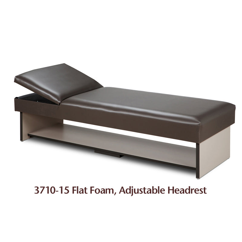 Clinton 3710 Panel Leg Couch with Full Shelf | QuinceMedical.com
