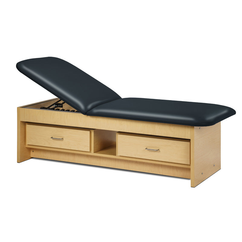 Clinton 3913 KD Panel Leg Series Couch with Drawers | QuinceMedical.com