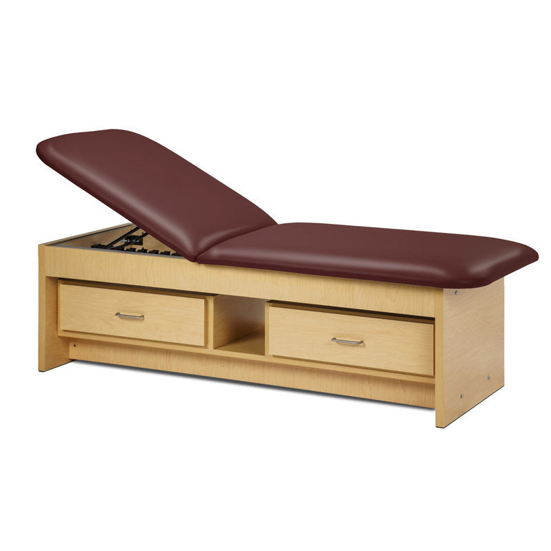 Clinton 3913 KD Panel Leg Series Couch with Drawers | QuinceMedical.com