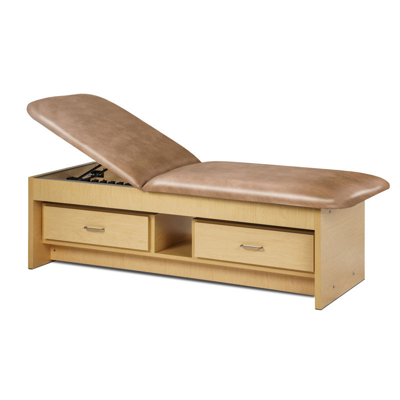 Clinton 3913 KD Panel Leg Series Couch with Drawers | QuinceMedical.com