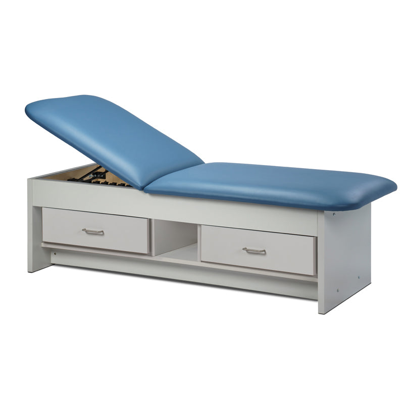 Clinton 3913 KD Panel Leg Series Couch with Drawers | QuinceMedical.com